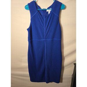 Jessica Simpson Womens Size XL Fit & Flare Dress Sleeveless Deep Blue Aline